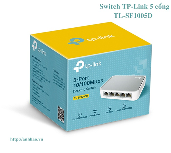 Switch chia mạng 5 cổng TP-link TL-SF1005D chính hãng