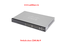Switch Cisco 224G4-K9, 24 Cổng 10/100, 4 cổng giga bite, share 2 cổng Mini  GBIC
