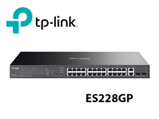 Switch PoE 24 cổng gigabit TP-Link Omada ES228GP công suất 250W