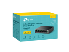 Switch TP-Link LS105GP - 5 cổng Gigabit, 4 cổng PoE+ cho camera IP