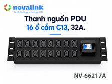 Thanh nguồn PDU 16 ổ cắm C13 Novalink NV-66217A