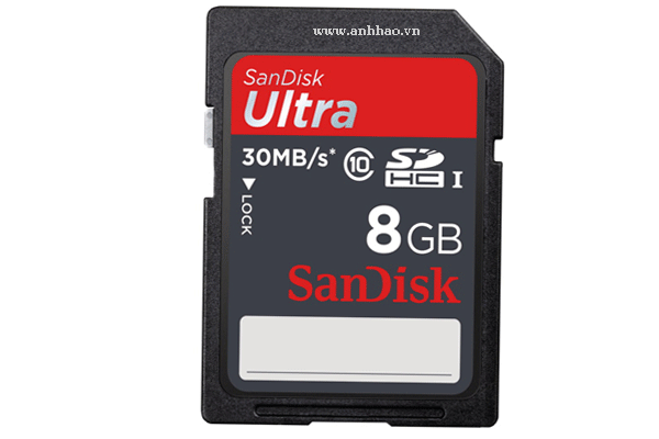 Thẻ nhớ SD Sandisk 8GB Class 10