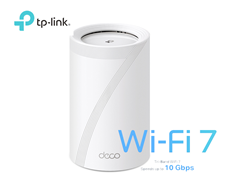 TP-Link Deco BE63 (1-Pack) - WiFi 7 BE10000, tốc độ 10Gbps, phủ sóng mạnh mẽ