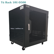 Tủ mạng 10U-D500 , Tủ rack 10U-D500 chất lượng cao