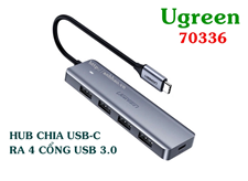 Ugreen 70336 - Hub chia USB-C ra 4 cổng USB 3.0 chính hãng giá tốt